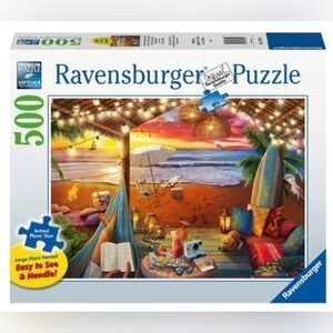 Ravensburger Cozy Cabana Sealed 500 Large Pieces Format 167951 Puzzle Ages 12+